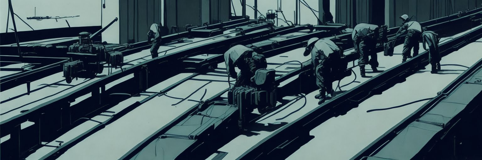 O que faz o Vulcanizador de Correias Transportadoras 2 Leonardo Diffusion muted ink painting muted colors rice paper 1 10 Acelera Profissional