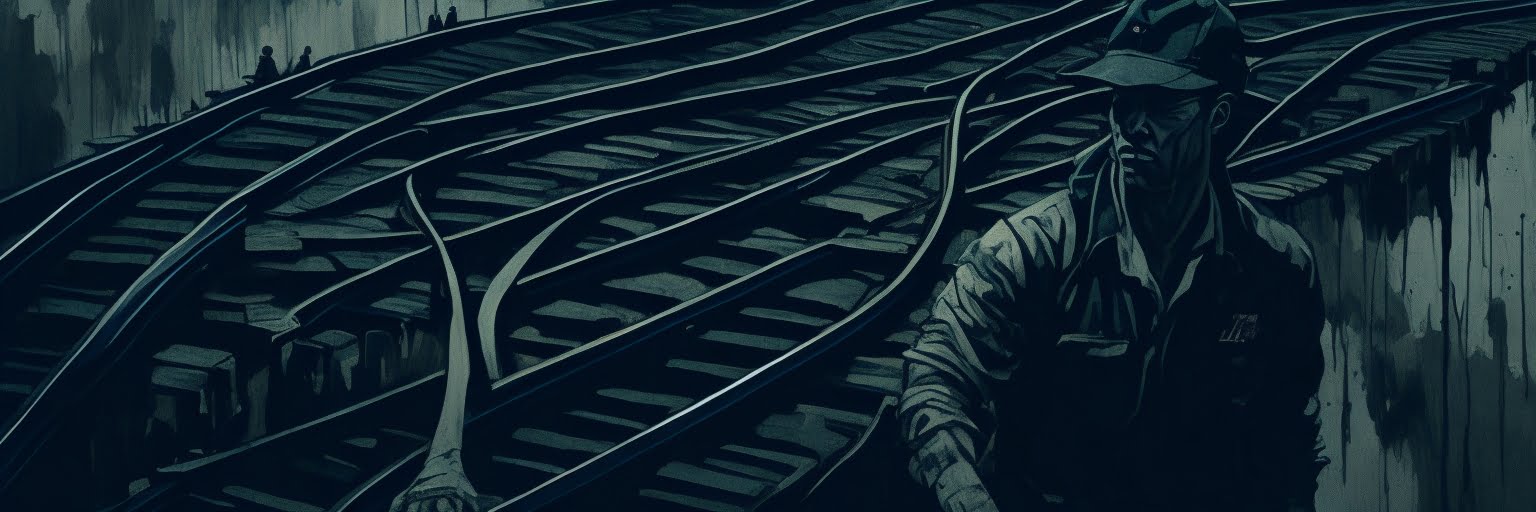 O que faz o Encarregado Geral de Operações de Conservação de Vias Permanentes 2 Leonardo Diffusion muted ink painting muted colors rice paper 1 8 Acelera Profissional